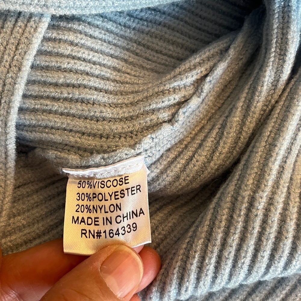 Petal and Pup Langton  Knit
Sweater Pale Blue Iff the Shoulder Size M/L - Picture 12 of 14